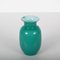 Italienische Mid-Century Vase aus türkisblauem Muranoglas für Venini, 1970er 7