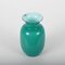 Mid-Century Italian Turquoise Blue Murano Glass Vase for Venini, 1970s 14