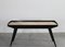 Italian Black Lacquered Wood and Marble Console Table, 1950s 4