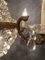 Lámpara de araña Sac De Pearl francesa de latón, años 40, Imagen 2