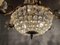 Lámpara de araña Sac De Pearl francesa de latón, años 40, Imagen 4