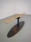 French Oval and Slender Dining Table in Steel and Brass, 1960s, Image 8