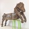 Sapparam Horse in Carved Wood 3