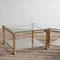 Vintage Coffee Tables in Glass, 1980s, Set of 2 3