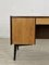 Mid-Century German Desk in Black and Brown 7