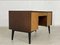 Mid-Century German Desk in Black and Brown 2