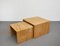 Imperial Marble Rectangular Shaped Daino Side Tables, Italy, 1980s, Set of 2 1