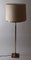 Large Mid-Century Brass and Natural Silk Standing Lamp from Kalmar Franken KG, 1970s, Image 8