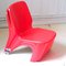Red Fiberglass Side Chairs, 1960s, Set of 2 5