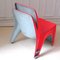 Chaises d'Appoint en Fibre de Verre Rouge, 1960s, Set de 2 6