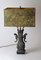Lampada da tavolo vintage in bronzo, Cina, Immagine 5