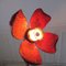 Hölzerne Blumen Stehlampe, 1960er 6