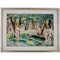 Georges Lavergne, Nudes in a Landscape, 1936, Pastello, inchiostro e pastello su carta, Incorniciato, Immagine 1