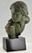 Alexandre Kelety, Bust of a Boy with Foundry Mark, 1930, Bronze, Image 2