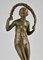 Joe Descomps Cormier, desnudo Art Déco con guirnalda, 1925, bronce, Imagen 10