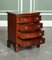 Vintage Georgian Flamed Mahogany Chest of Drawers, Image 4