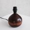 Mid-Century French Petite Turned Wooden Table Lamp, Image 4