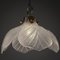 Floral Pendant Lamp with Glass Leafs by JBS Sundern, Germany, 1960s 2