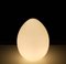 Milk Glass Egg-Shaped Table Light from Domec Luminaires, France, 1985, Image 3