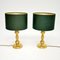 Vintage Brass Table Lamps, 1960, Set of 2 2