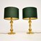 Vintage Brass Table Lamps, 1960, Set of 2, Image 1