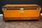 Orangefarbene Truhe von Louis Vuitton Trunk, 1900er 2