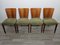 Art Deco Dining Chairs by Jindrich Halabala, 1940s, Set of 4, Image 1