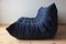 Set of Blue Microfiber Togo 2- and 3-Seat Sofa by Michel Ducaroy for Ligne Roset 6