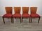Art Deco Dining Chairs by Jindrich Halabala, 1940s, Set of 4, Image 15