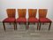 Art Deco Dining Chairs by Jindrich Halabala, 1940s, Set of 4, Image 13