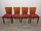 Art Deco Dining Chairs by Jindrich Halabala, 1940s, Set of 4, Image 1