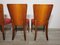 Art Deco Dining Chairs by Jindrich Halabala, 1940s, Set of 4 9