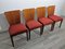 Art Deco Dining Chairs by Jindrich Halabala, 1940s, Set of 4 5