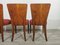 Art Deco Dining Chairs by Jindrich Halabala, 1940s, Set of 4, Image 9