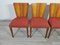 Art Deco Dining Chairs by Jindrich Halabala, 1940s, Set of 4, Image 24