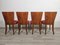 Art Deco Dining Chairs by Jindrich Halabala, 1940s, Set of 4 15