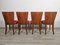 Art Deco Dining Chairs by Jindrich Halabala, 1940s, Set of 4, Image 15