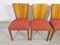 Art Deco Dining Chairs by Jindrich Halabala, 1940s, Set of 4 23