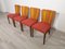 Art Deco Dining Chairs by Jindrich Halabala, 1940s, Set of 4, Image 25