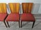 Art Deco Dining Chairs by Jindrich Halabala, 1940s, Set of 4, Image 8