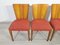 Art Deco Dining Chairs by Jindrich Halabala, 1940s, Set of 4 18