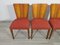 Art Deco Dining Chairs by Jindrich Halabala, 1940s, Set of 4 27