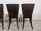 Art Deco Dining Chairs by Jindrich Halabala, 1940s, Set of 4 17
