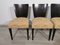 Art Deco Dining Chairs by Jindrich Halabala, 1940s, Set of 4 18