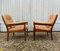 Mid-Century Leather Lounge Chairs from G-Möbel Sweden, 1970s, Set of 2 6