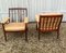 Mid-Century Leather Lounge Chairs from G-Möbel Sweden, 1970s, Set of 2 7