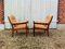 Mid-Century Leather Lounge Chairs from G-Möbel Sweden, 1970s, Set of 2 9