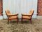 Mid-Century Leather Lounge Chairs from G-Möbel Sweden, 1970s, Set of 2, Image 9