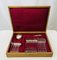 Art Nouveau Silver Metal Cutlery Set in Wooden Box, 1890s, Set of 37, Image 1