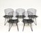 Vintage Wire Dining Chairs by Harry Bertoia attributed to Knoll from Knoll Inc. / Knoll International, 1960, Set of 5, Image 1